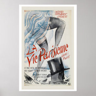 Affiche La Vie Parisienne Jacques