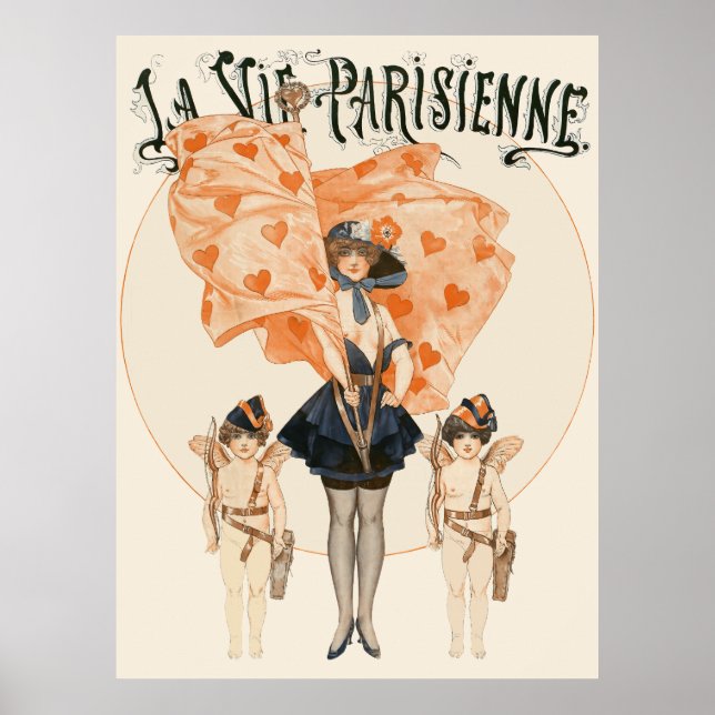 Affiche La Vie Parisienne - L'Amour, prendre garde, Illust (Devant)