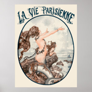 Affiche La Vie Parisienne - Le chant des sirènes