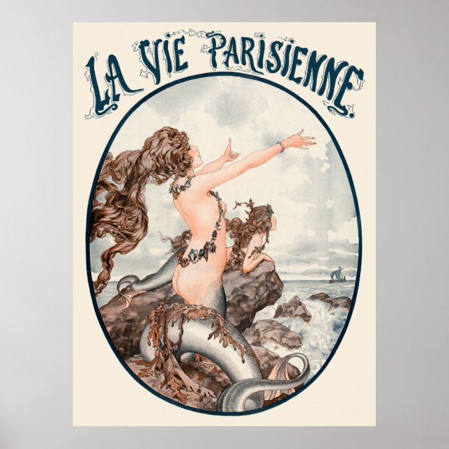 Affiche La Vie Parisienne - Le chant des sirènes (Devant)