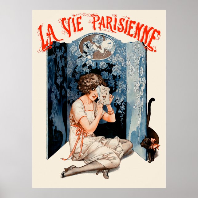 Affiche La Vie Parisienne - Le livre défendu (Devant)