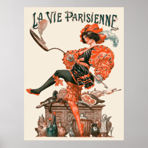 Affiche La Vie Parisienne - Le seigneur Carnaval