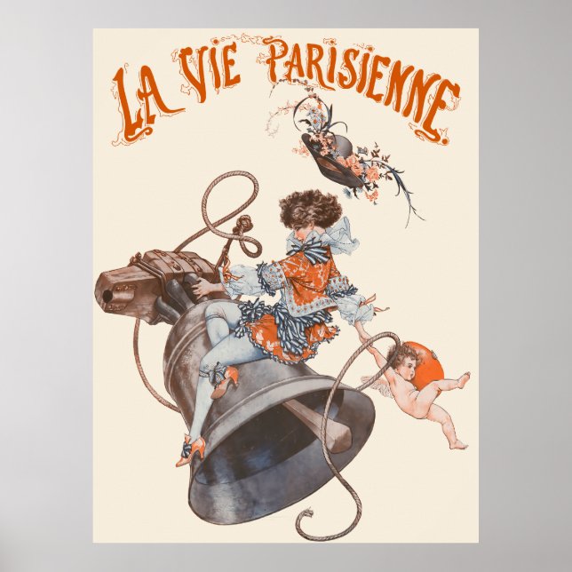 Affiche La vie parisienne - Les cloches de Pâques (Devant)