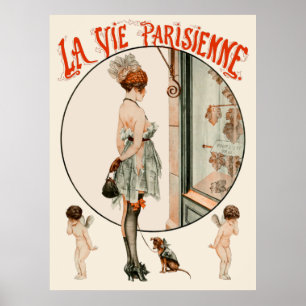 Affiche La Vie Parisienne - Les restrictions de la mode