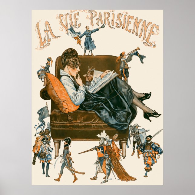 Affiche La Vie Parisienne - L'histoire de France (Devant)