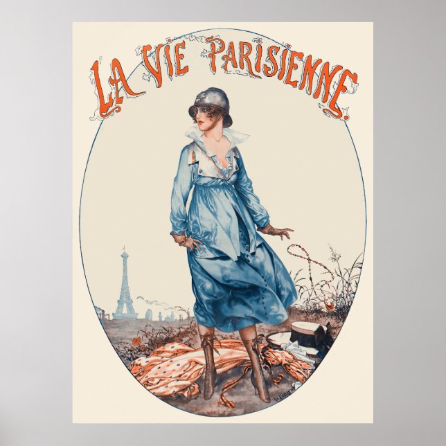 Affiche La Vie Parisienne - Lutetia Juin MCMXVIII (Devant)