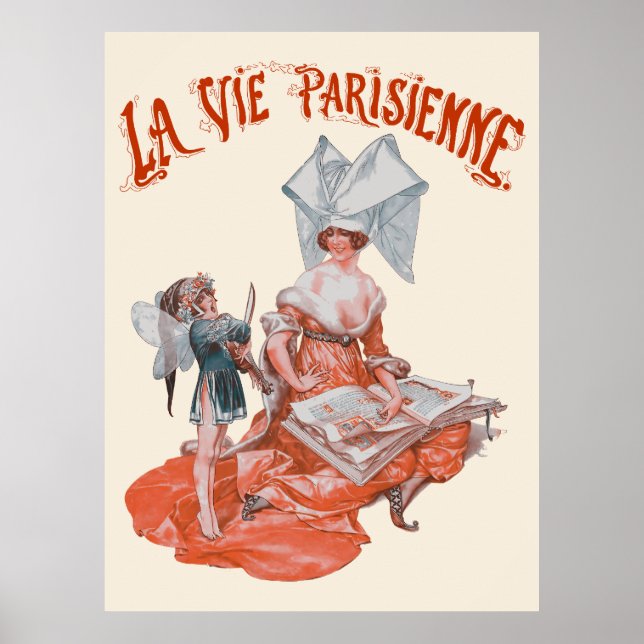 Affiche La vie parisienne - Musique profane. Le galant mén (Devant)