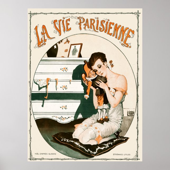 Affiche La Vie Parisienne - Noël D'Après Guerre, Étrennes (Devant)
