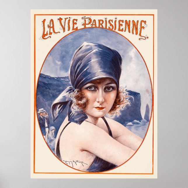 Affiche La Vie Parisienne - Pour Changer De Paris A Trou-S (Devant)