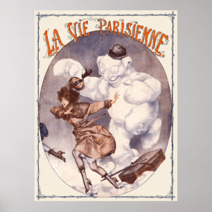 Affiche La Vie Parisienne - Sauve Qui Peut ! Voici L'Hiver