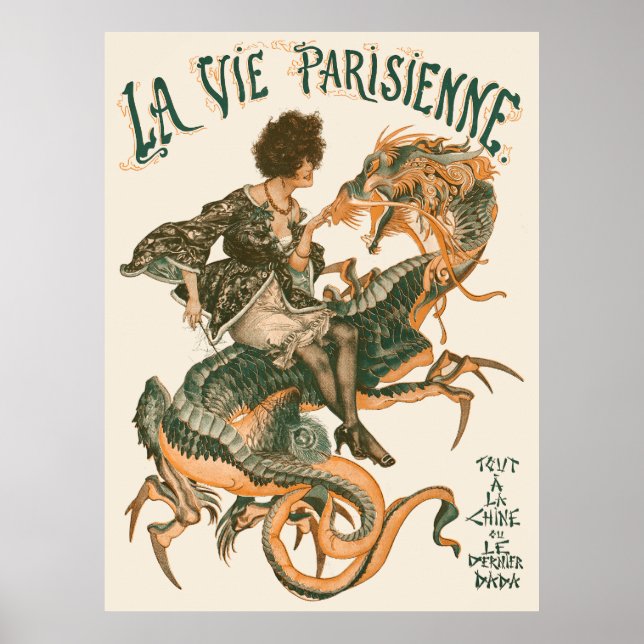 Affiche La Vie Parisienne - Tout à la Chine ou le Dernier (Devant)