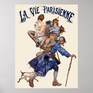 Affiche La Vie Parisienne - Un débrouillard ou...le sac à