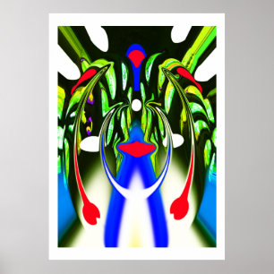 Affiche La vie plante Alien de l'art