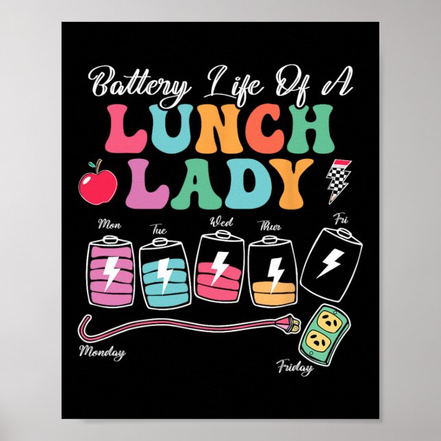 Affiche La vie quotidienne d'une dame de cantine scolaire  (Devant)