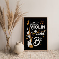 La vie sans violon serait plate Gag