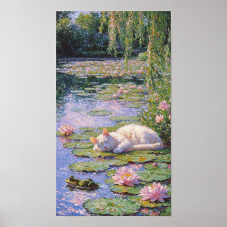 Affiche La vie secrète des chats de Monet