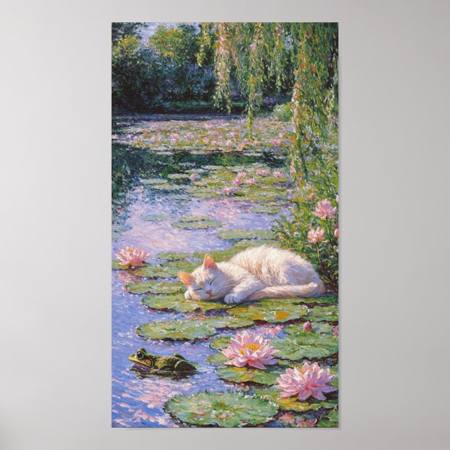 Affiche La vie secrète des chats de Monet (Devant)