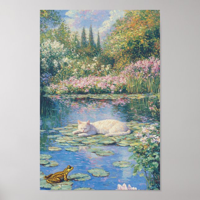 Affiche La vie secrète des chats de Monet (Devant)