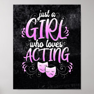 Affiche La vie théâtrale et la fille du théâtre