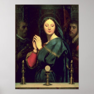 Affiche La Vierge avec le centre serveur, 1841