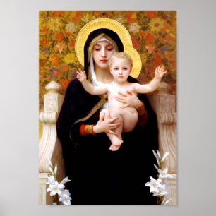 Affiche La Vierge des lis (Au Lys de Vierge de La)