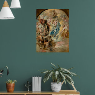 Affiche La Vierge en tant que Femme de l'Apocalypse Rube