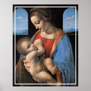 Affiche La Vierge Marie allaite Le Christ Enfant-324