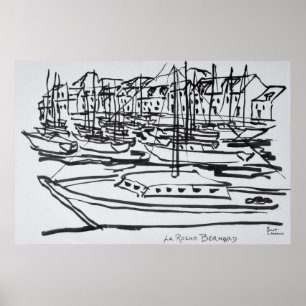 Affiche La Vilaine   La Roche-Bernard, Bretagne