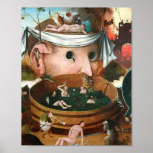 Affiche La vision de Tondal - Hieronymus Bosch