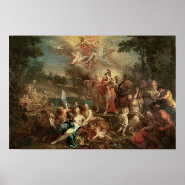 Affiche La vision des océans dans les champs Elysiens (Devant)