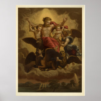 Affiche La vision du prophète Ezekiel