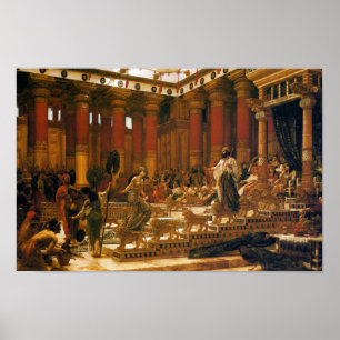 Affiche La visite de la reine de Sheba au Roi Solomon