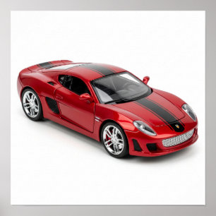 Affiche La Voiture Red Sports
