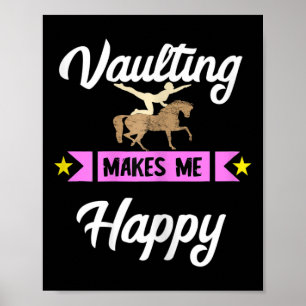 Affiche La Voûte Me Rend Joyeux Cheval Equestre