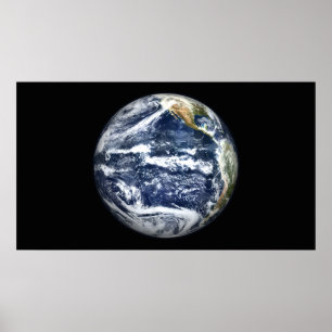 Affiche La vue de la pleine terre a centré au-dessus d'OC