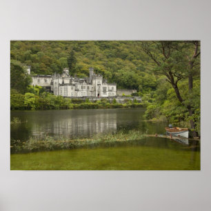 Affiche L'abbaye de Kylemore, comté de Galway, Irlande,