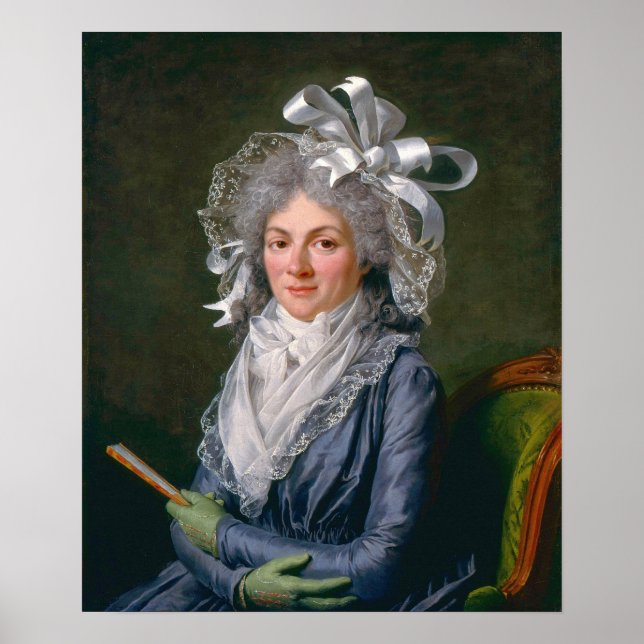 Affiche Labille-Guiard - Madame De Genlis (Devant)