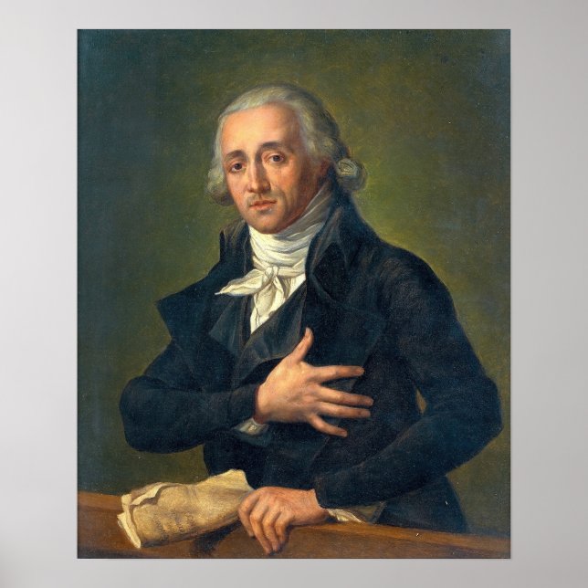 Affiche Labille-Guiard - Portrait De Gaspard Gilbert (Devant)