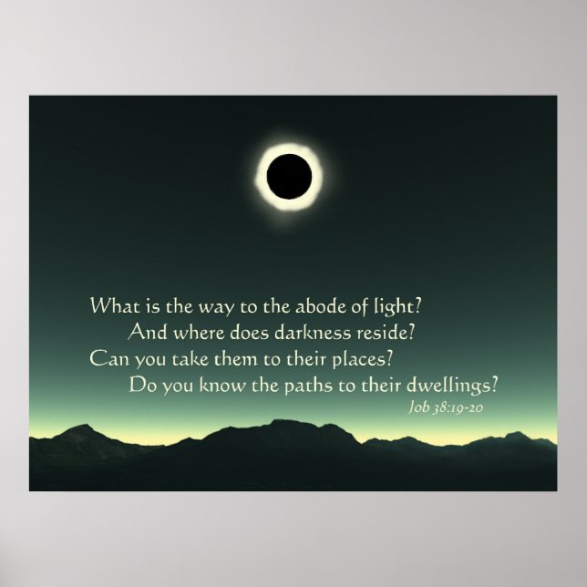 Affiche L'abîme de lumière ? (Devant)