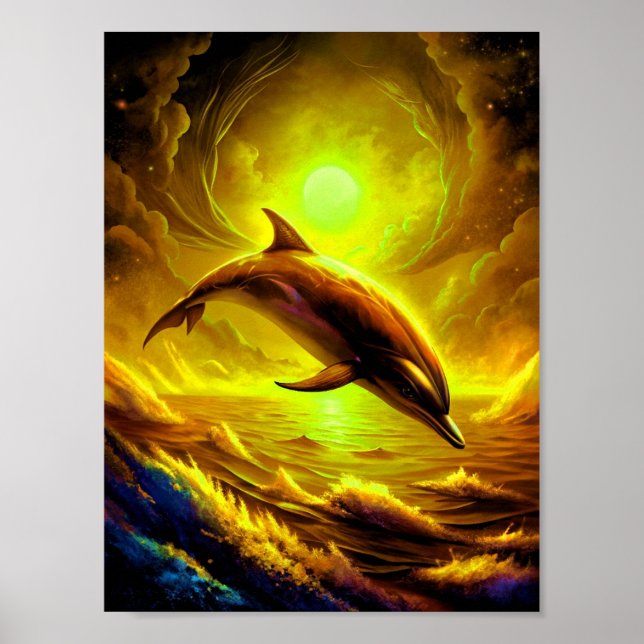 Affiche "L'abîme orange" (Devant)