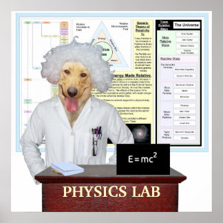 Affiche Laboratoire de physique