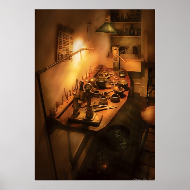 Affiche Laboratoire dentaire - Le Laboratoire dentaire + (Devant)