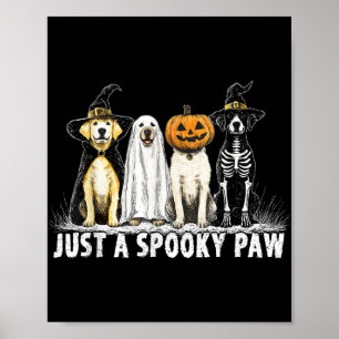 Affiche Laboratoire D'Halloween De Retriever De Paw Labrad