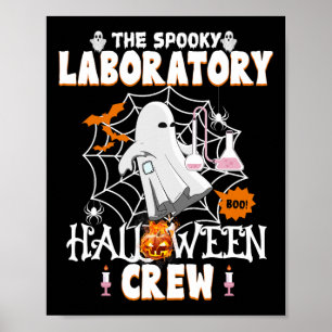 Affiche Laboratoire Halloween Crew Laboratoire Médicale Éf