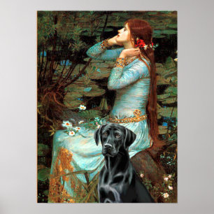 Affiche Labrador (noir 1) - Ophélie