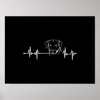 Affiche Labrador Retriever - Heartbeat