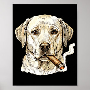 Affiche Labrador retriever sarcastique mème de chien qui f