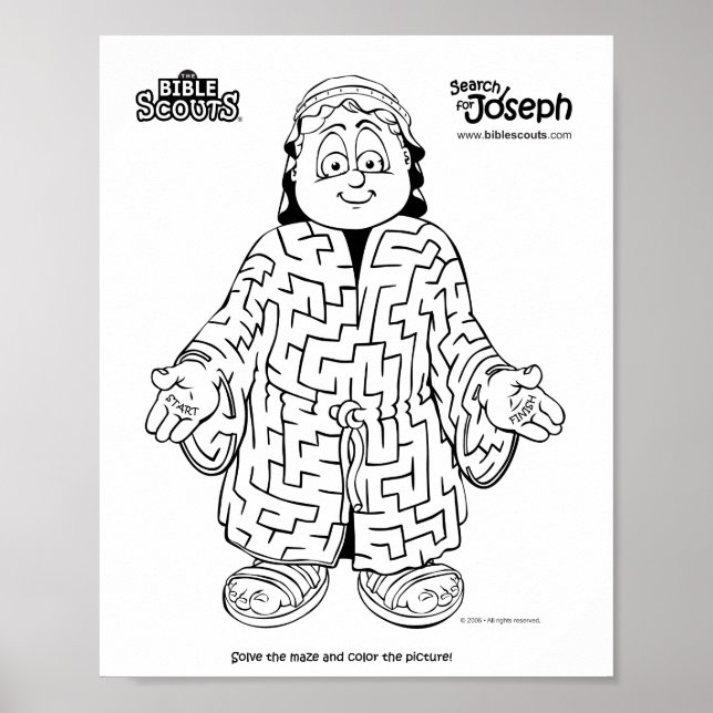 Affiche Labyrinthe de recherche pour Joseph (Devant)