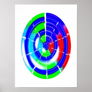 Affiche Labyrinthe ovale