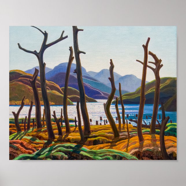 Affiche Lac aux canneberges | Franklin Carmichael | (Devant)